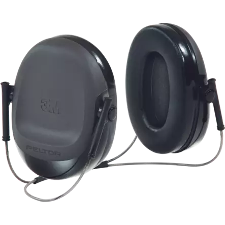 Kuulonsuojain Peltor H505B-596-SV niskapannalla - Passiiviset kuulonsuojaimet - 0402010999999 - 1